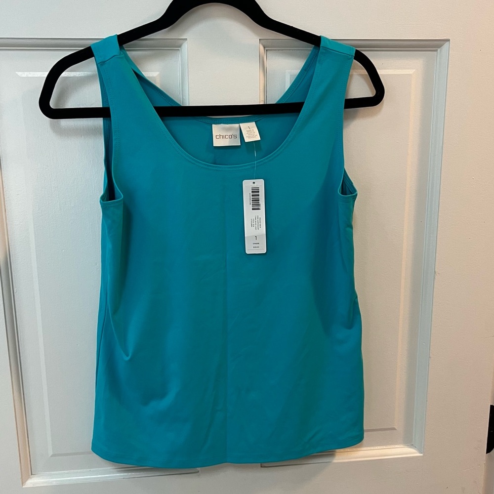 Chico’s Azul Isle Microfiber Contemporary Tank - Medium (Chico’s 1) - NWT